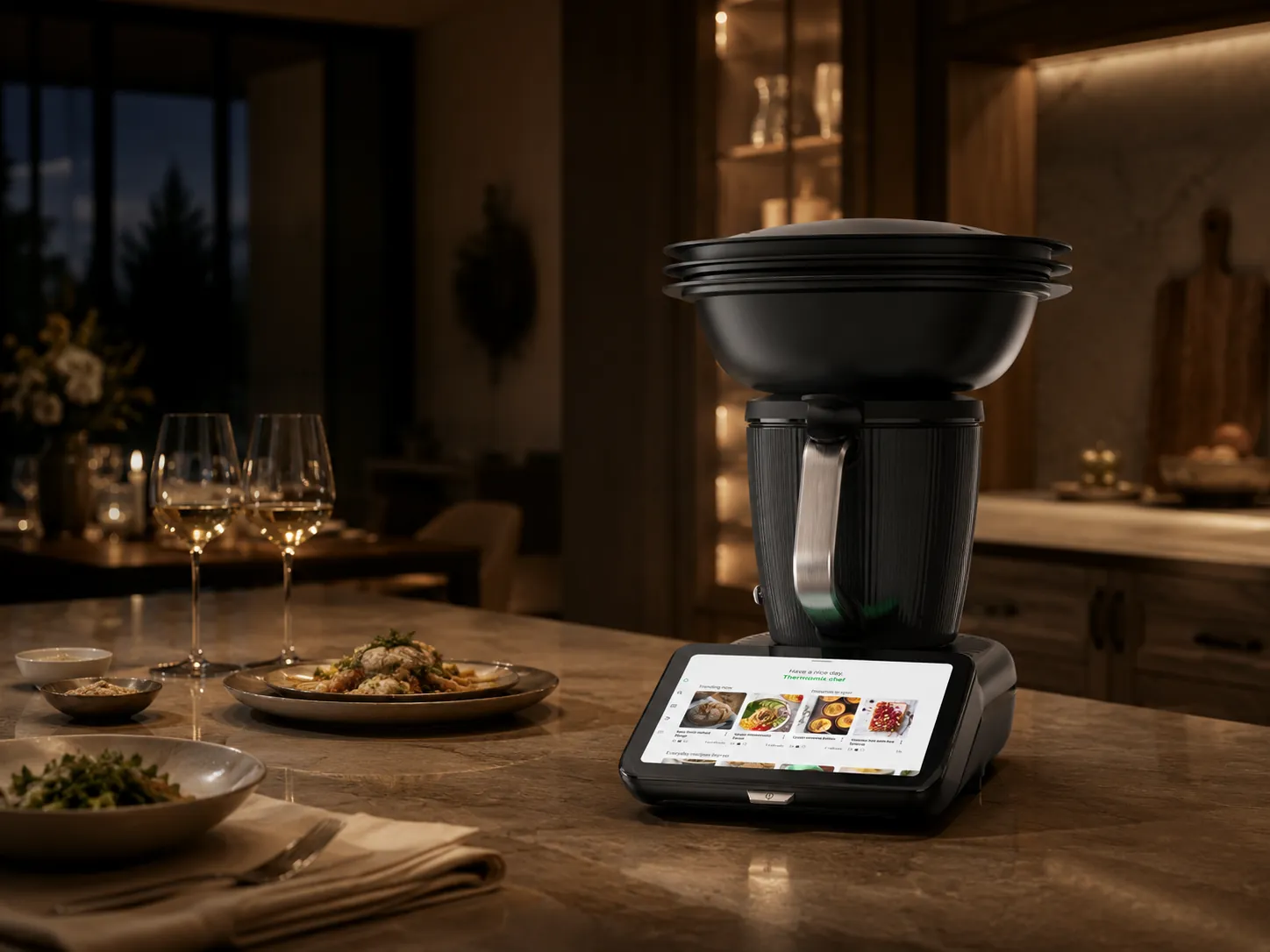 Thermomix TM7 em cozinha de luxo