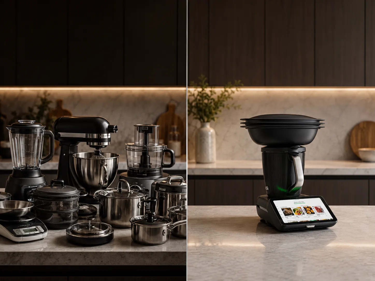 Comparação: múltiplos equipamentos vs Thermomix® TM7